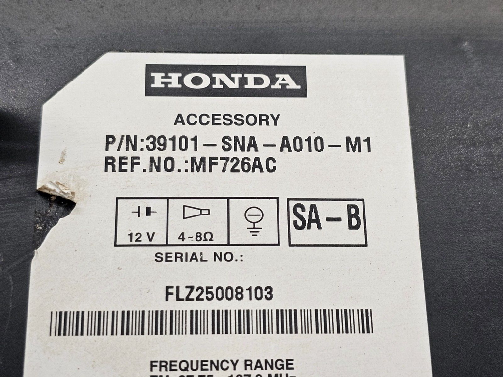 🔥06-11 Honda Civic 4DR DX LX AM FM Radio Stereo Receiver CD Player OEM