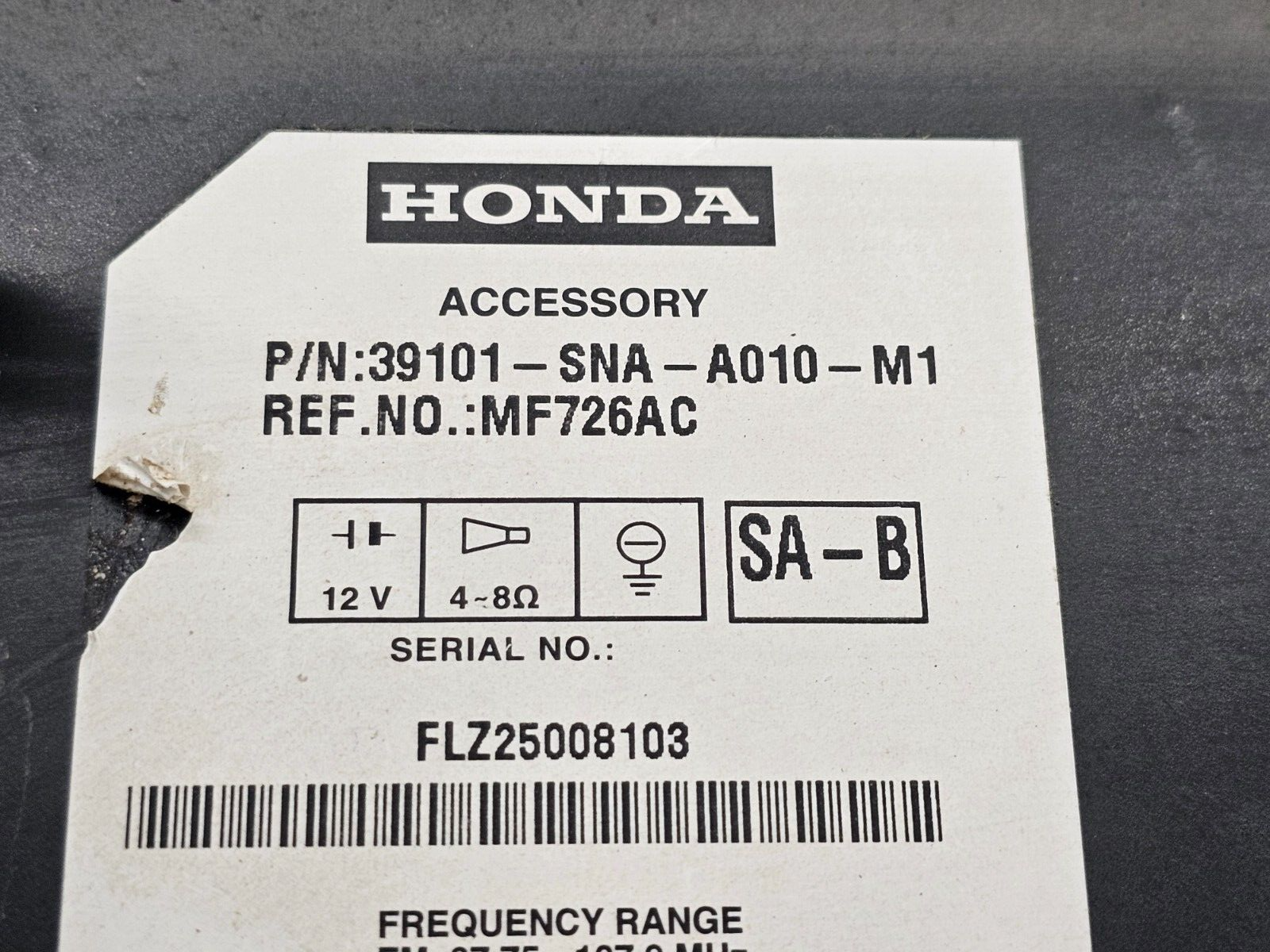 🔥06-11 Honda Civic 4DR DX LX AM FM Radio Stereo Receiver CD Player OEM