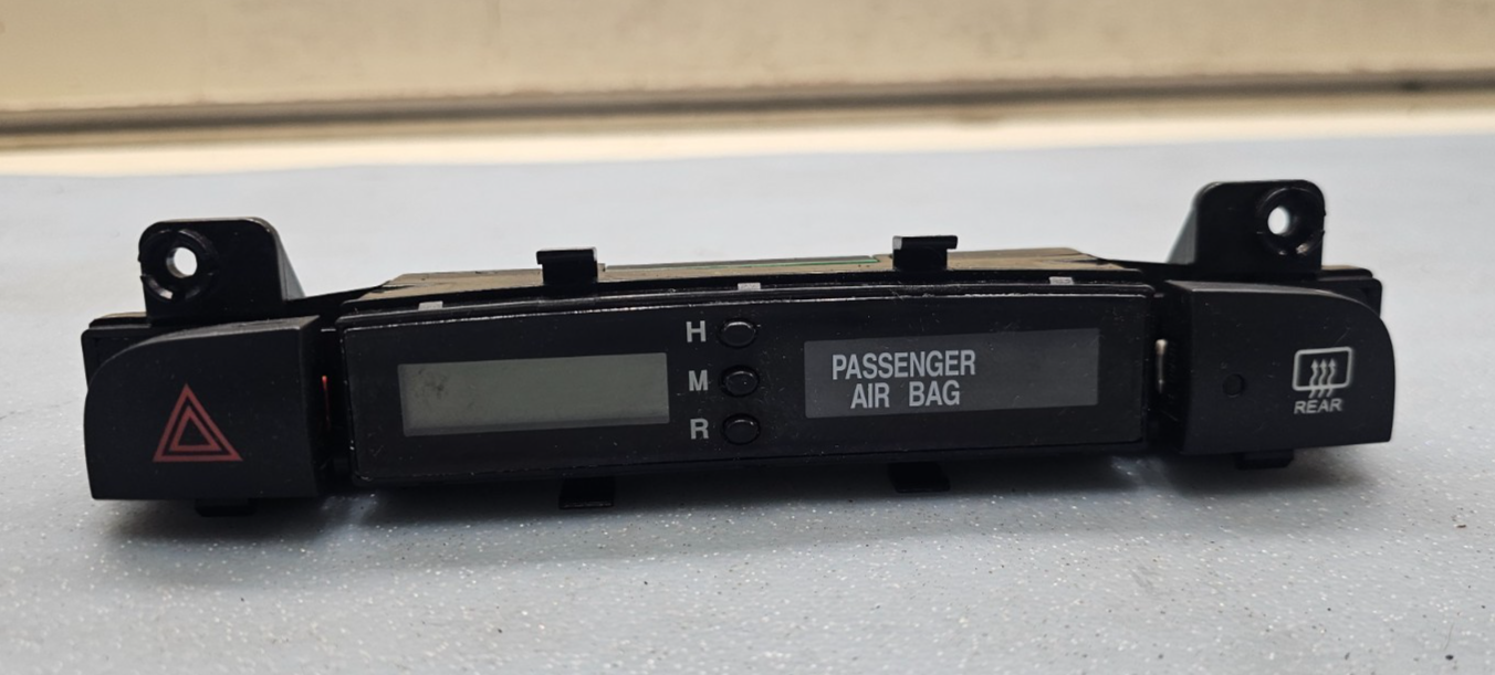 🔥2009-2011 Hyundai Accent Hazard Light Defroster Window Switch Clock Digital