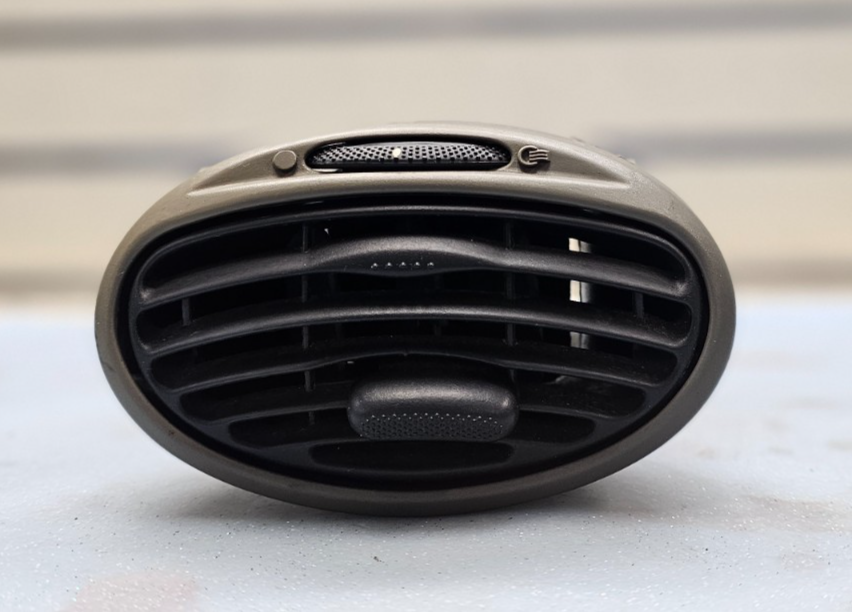 🔥00-04 FORD FOCUS Dash Left Driver Air Vent A/C AC HVAC Heater Panel Black/Tan