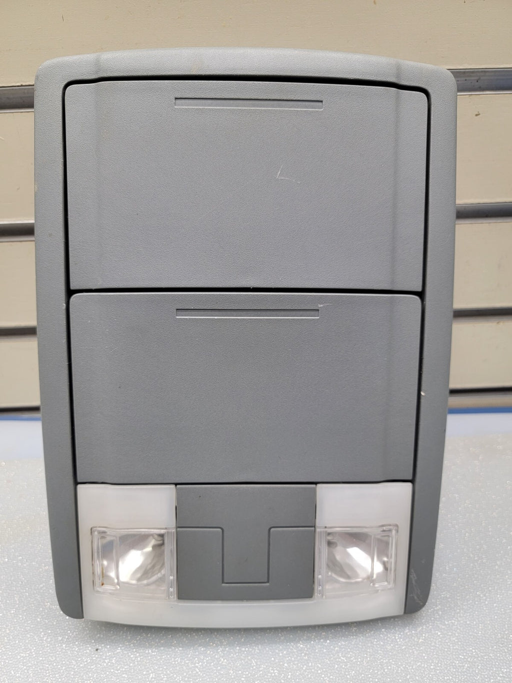 🔥09-14 Ford F150 Expedition Overhead Console Dome Map Light Storage Gray OEM