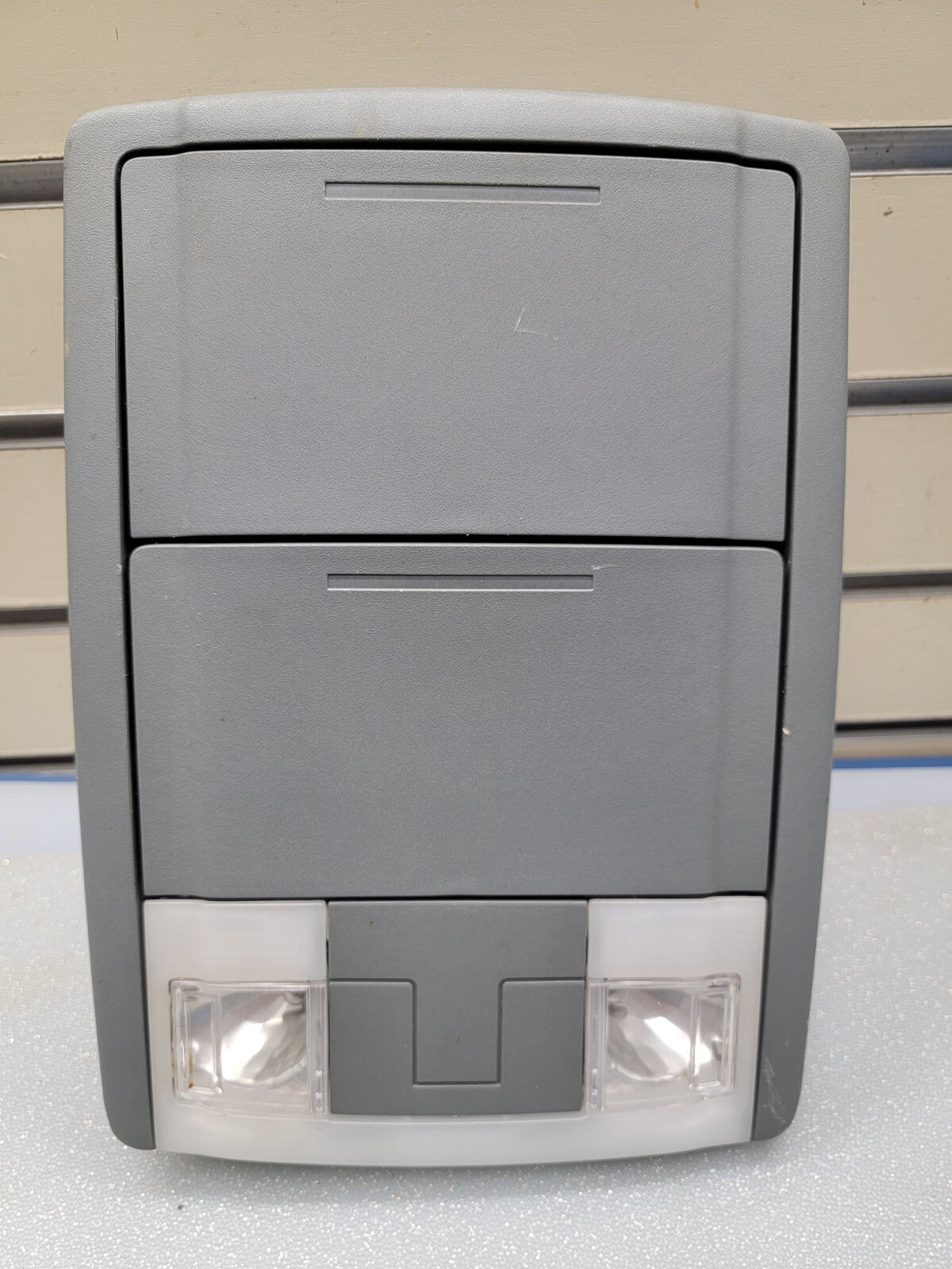 🔥09-14 Ford F150 Expedition Overhead Console Dome Map Light Storage Gray OEM