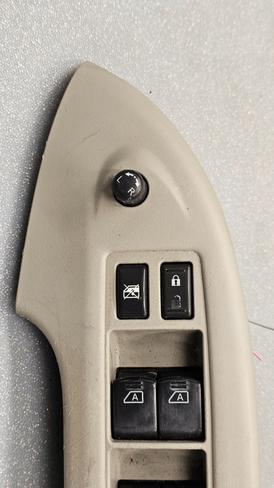 🔥11-17 QUEST FRONT LEFT DRIVER MASTER Window Door Switch Bezel  Panel Tan