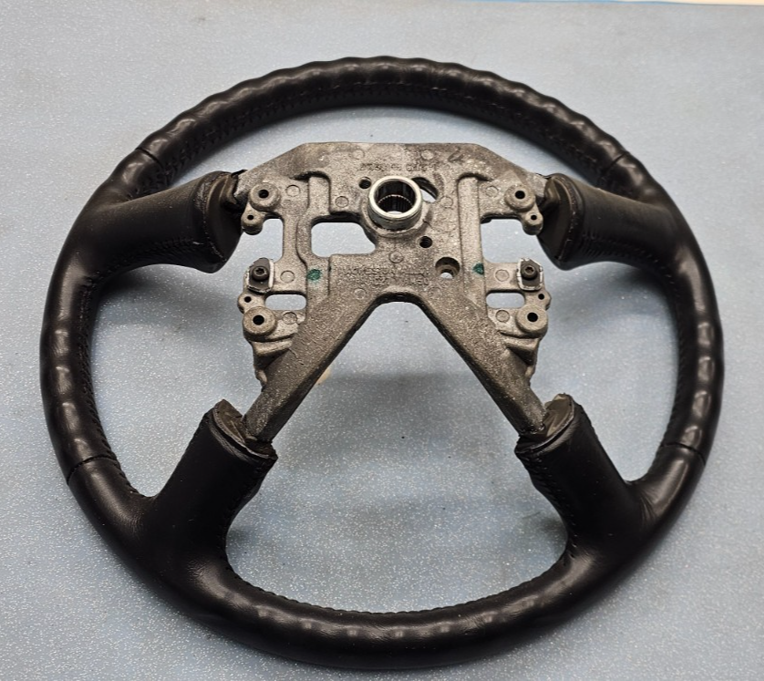 🔥99-02 Silverado Tahoe Suburban Blazer SONOMA Steering Wheel Leather black