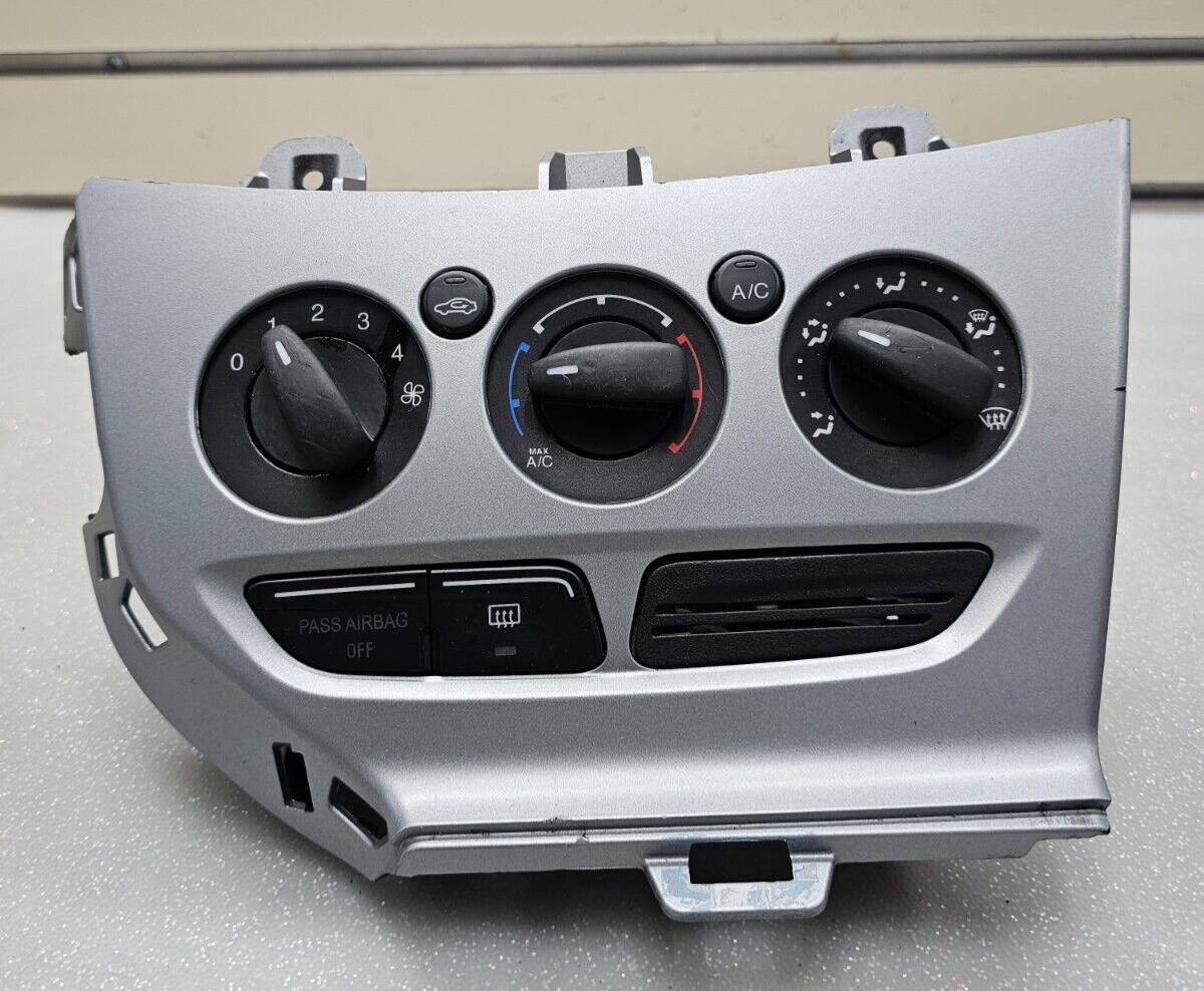 🔥12-14 FORD FOCUS A/C HEATER CLIMATE CONTROL Dash Bezel Temperature SILVER OEM