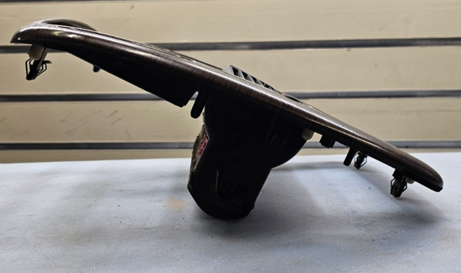 02-05 FORD EXPLORER RADIO AUDIO CLIMATE TEMPERATURE CONTROL BEZEL TRIM WOODGRAIN