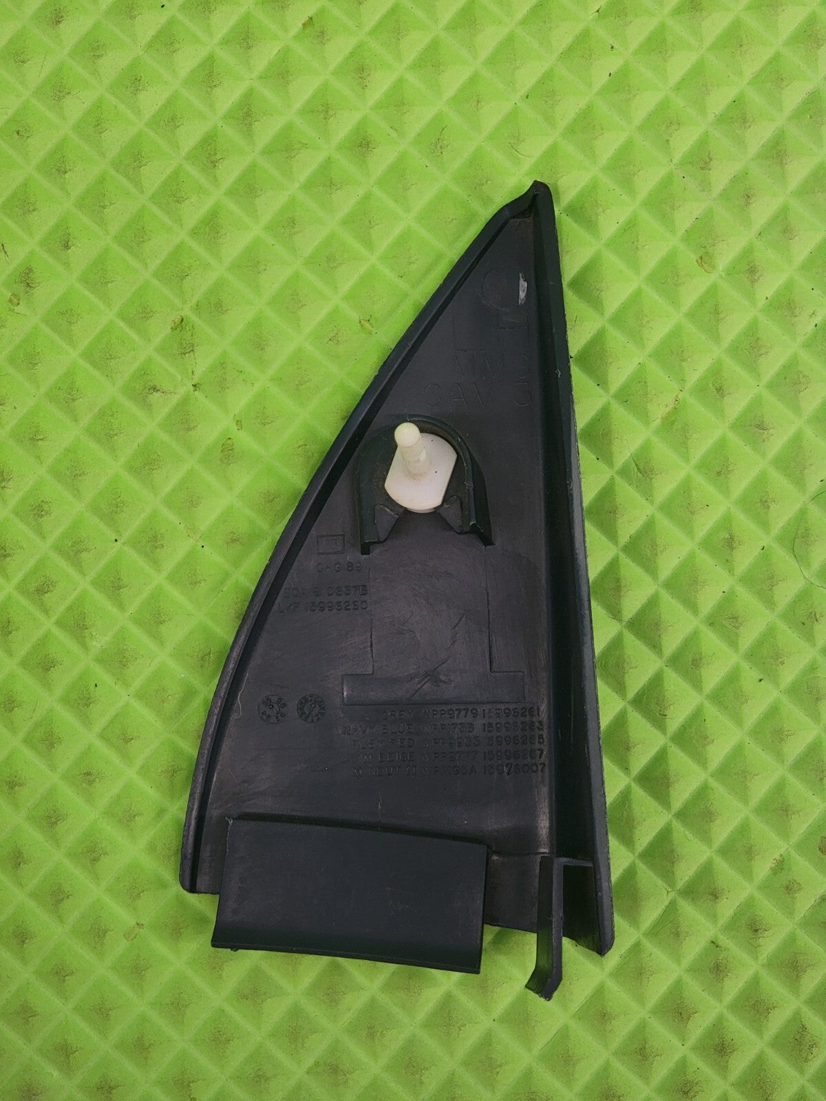 🔥1995-1998 Chevrolet Tahoe Suburban Door Panel Mirror Cover Trim LEFT DARK GRAY