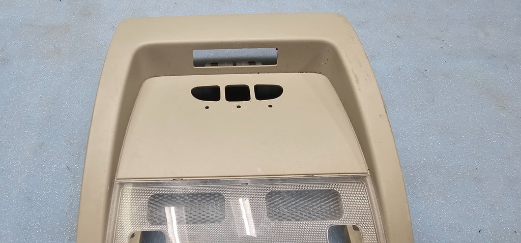🔥07-13 Chevy Silverado Sierra Overhead Console Map Dome Light Roof Storage TAN
