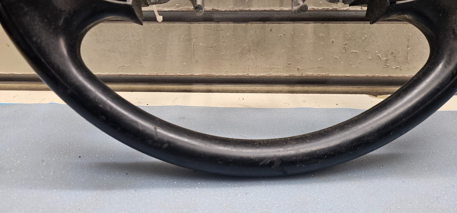 🔥1997-2003 Ford F-150 F-250 EXPEDITION Leather Steering Wheel Cruise Black OEM