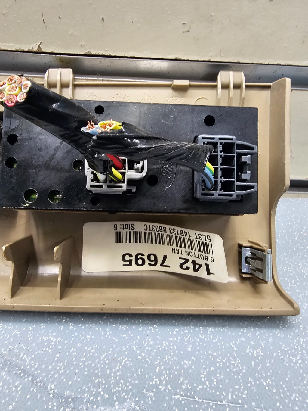 🔥04-08 Ford F150 Left Driver Master Power Window 2 Door Switch Control TAN WS24