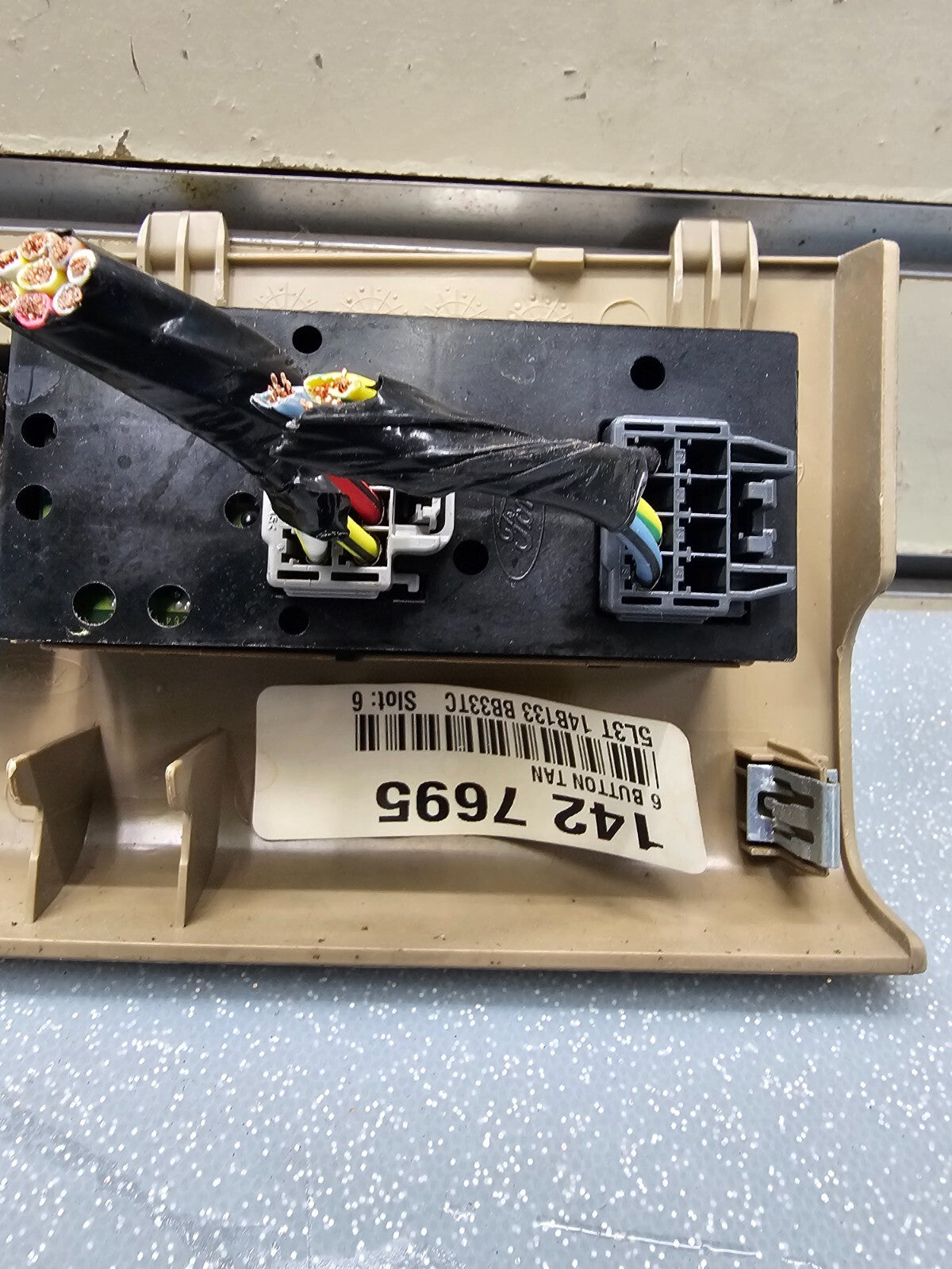 🔥04-08 Ford F150 Left Driver Master Power Window 2 Door Switch Control TAN WS24