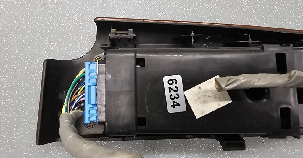 01-06 Acura MDX Left Driver Master Power Window Control Switch Assembly Wood OEM