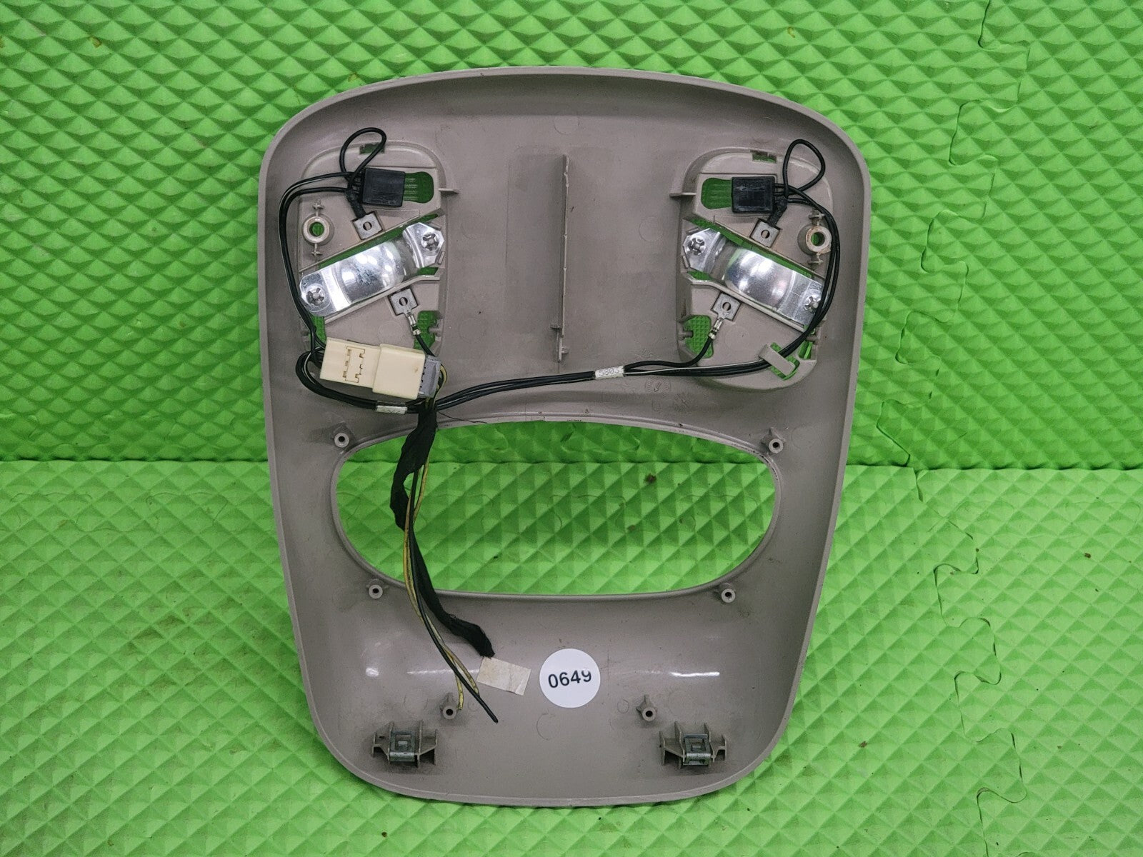 🔥02-05 Dodge Ram Overhead Console Map Dome Light Lamp Storage Assembly Gray