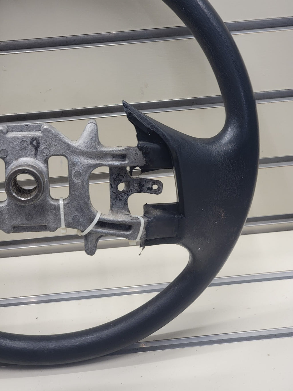 🔥1997-2003 Ford F-150 Leather Steering Wheel Cruise Dash Black
