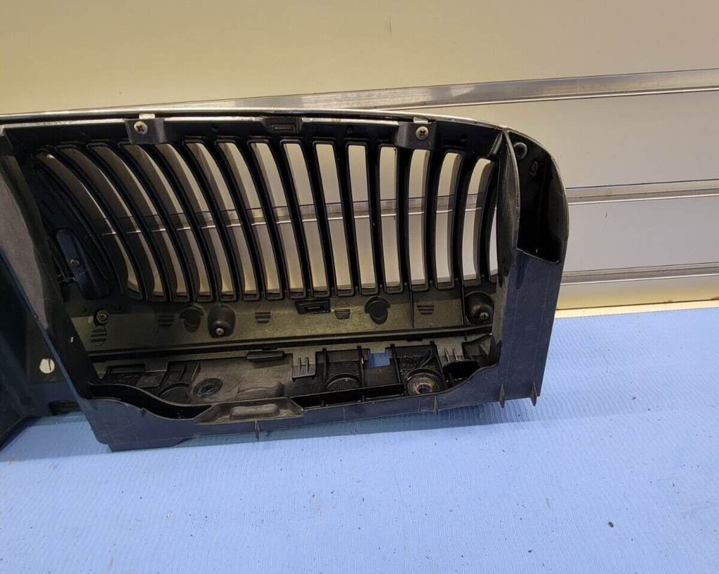 🔥02-08 Jaguar X-Type Front Upper Hood Grille Assembly Chrome Genuine Silver OEM