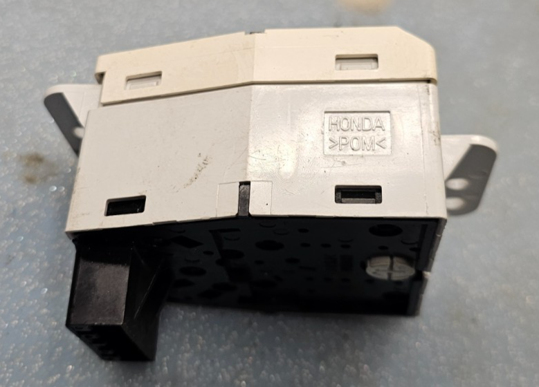 99-04 Honda ODYSSEY REAR Dash A/C Heater CLIMATE TEMPERATURE Control Unit White