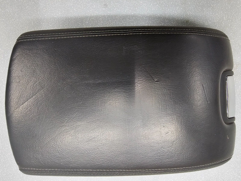 🔥04-09 Jaguar XJ8 Front Center Console Arm Rest Lid Cover Top Assembly Black