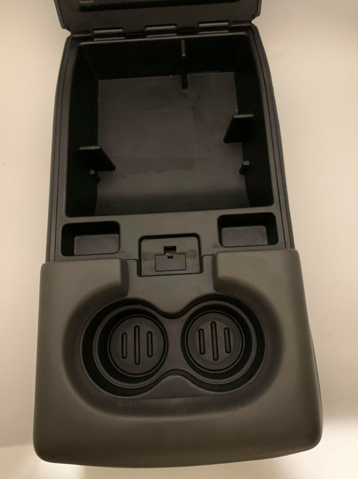 🔥04-08 Ford F-150 Center Console JUMP SEAT Armrest Cup Holder Cloth DK GRAY JS1