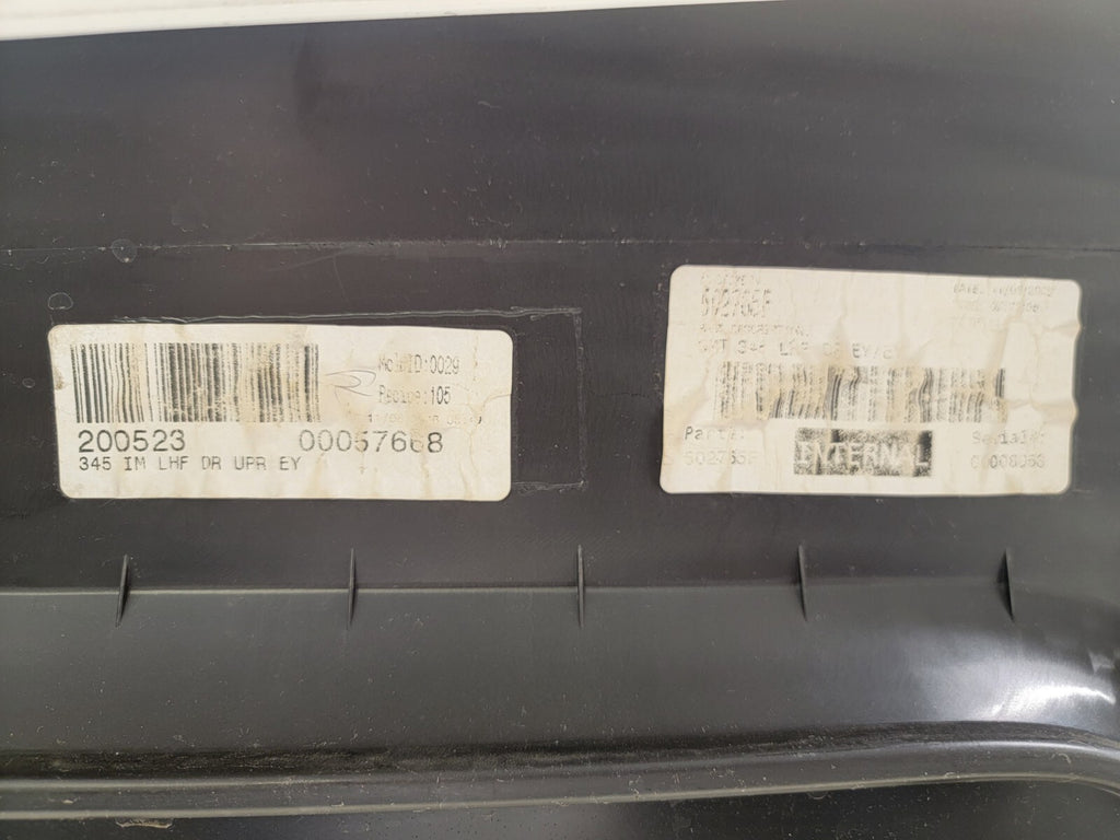 06-10 HUMMER H3 driver LEFT FRONT DOOR TRIM PANEL black OEM