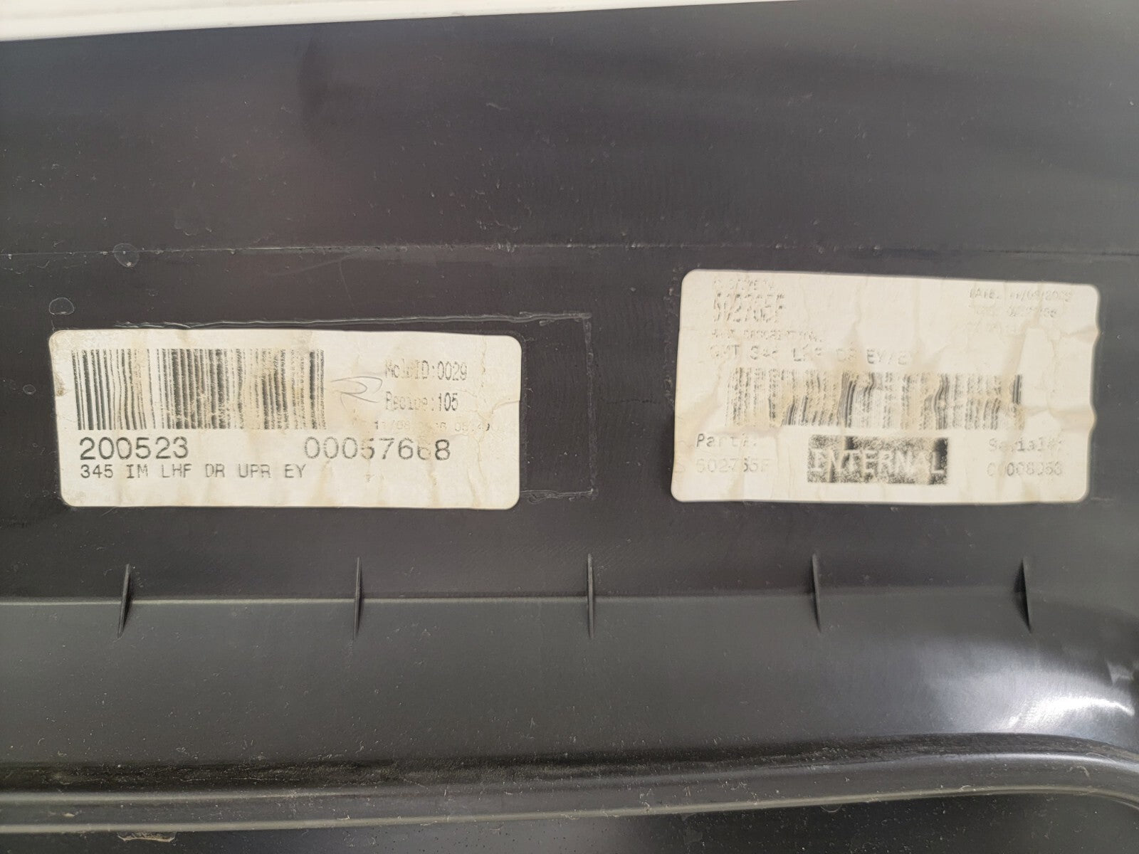 06-10 HUMMER H3 driver LEFT FRONT DOOR TRIM PANEL black OEM