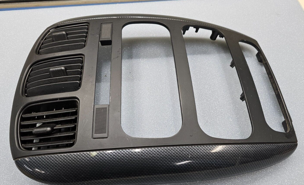 🔥01-07 Caravan Town Country Dash Radio Stereo Climate TRIM Panel Bezel Black