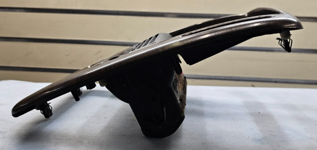 02-05 FORD EXPLORER RADIO AUDIO CLIMATE TEMPERATURE CONTROL BEZEL TRIM WOODGRAIN