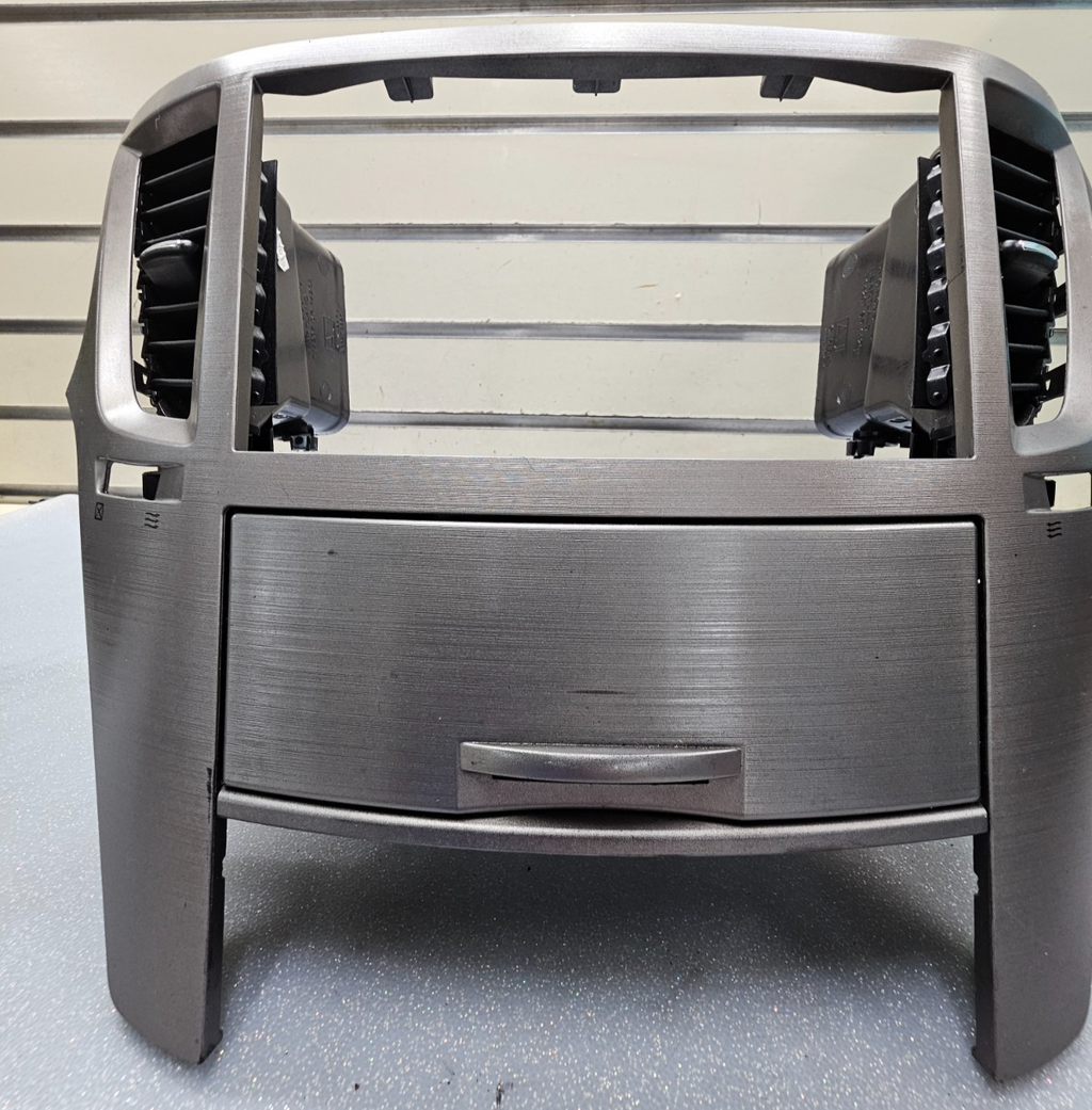 🔥 10-14 Subaru Legacy Front Console Radio Climate Dash Trim Bezel Panel Silver