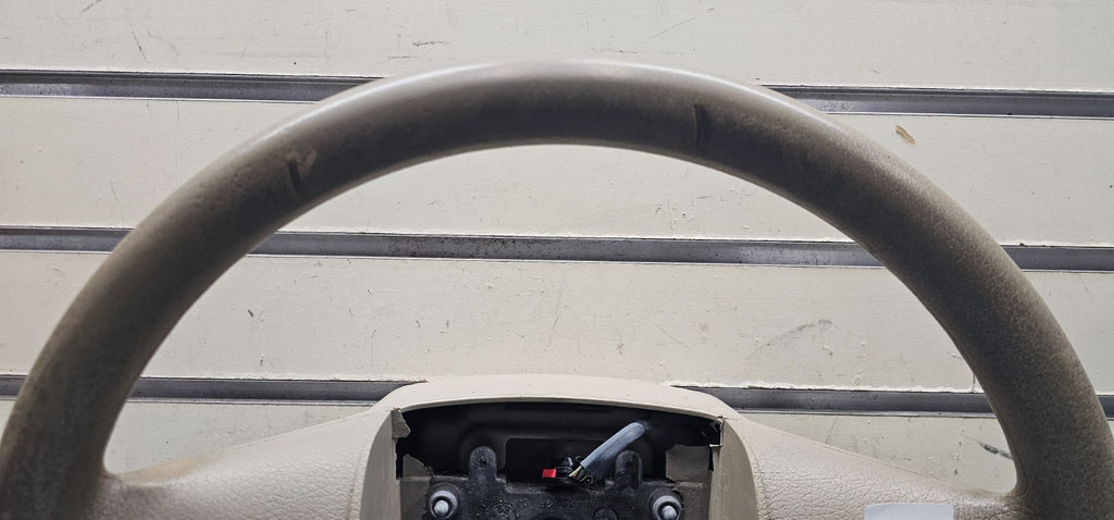 🔥2004-2008 Ford F-150 Tan Leather Wrapped Steering Wheel OEM CONTROL SWITCH TAN