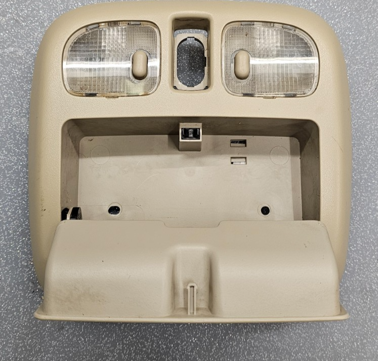 🔥10-12 Fusion Milan MKZ Overhead Console Dome Map Light Lamp Unit Storage TAN
