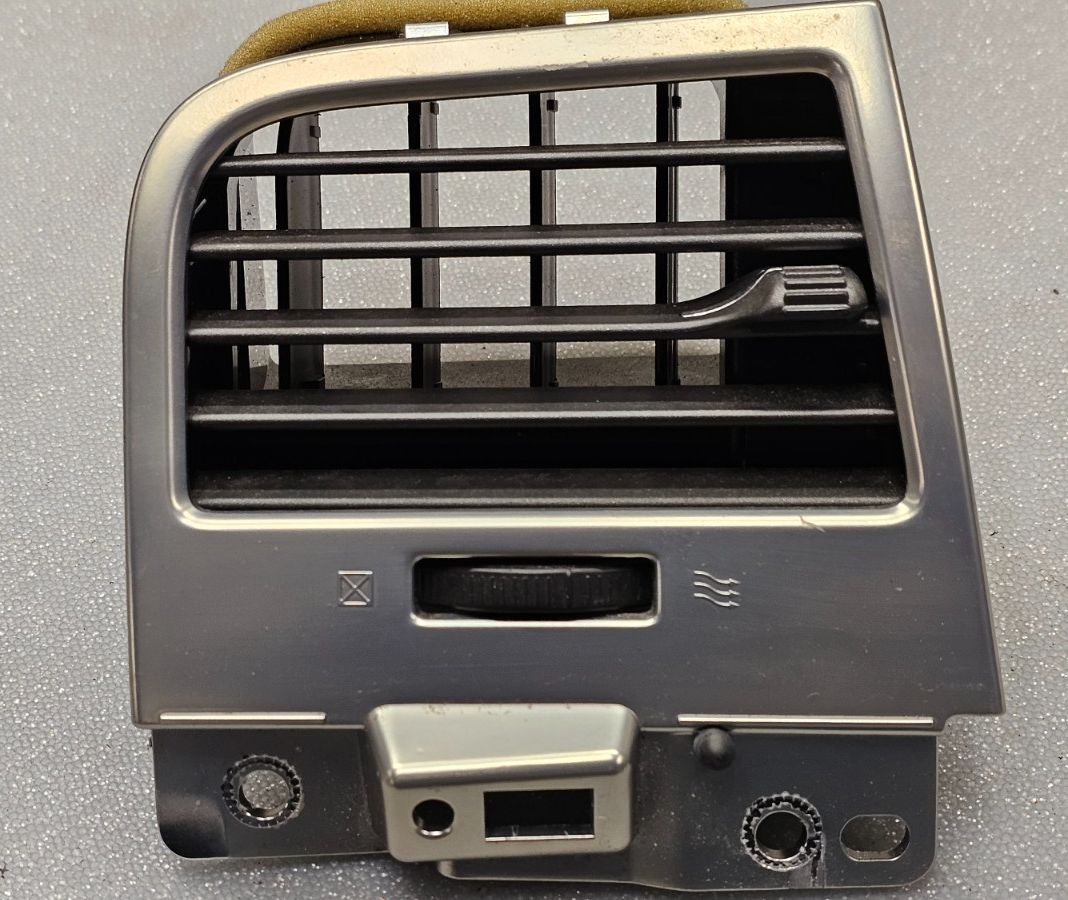 🔥09-12 LINCOLN MKS DASH LEFT DRIVER MASTER AIR VENT A/C AC HEATER PANEL SILVER