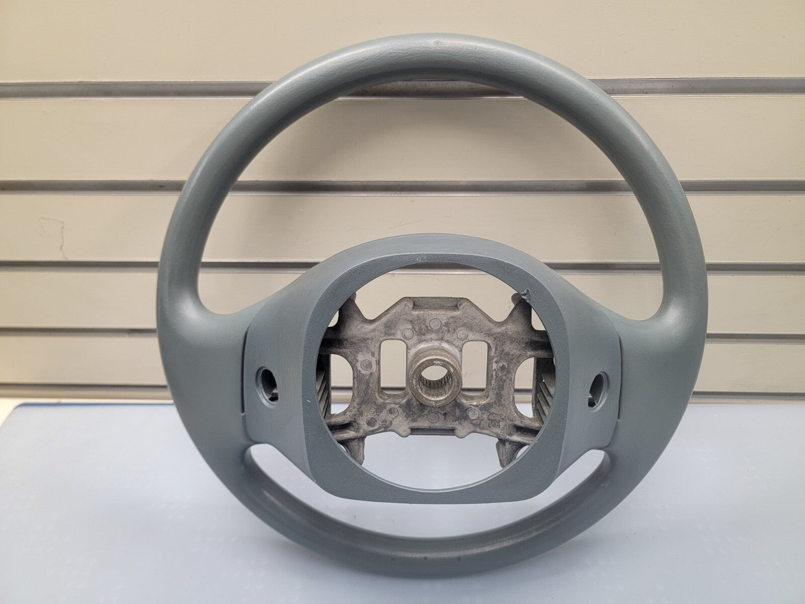 🔥1997-2003 Ford F-150 Leather Steering Wheel Cruise Dash DARK GRAY