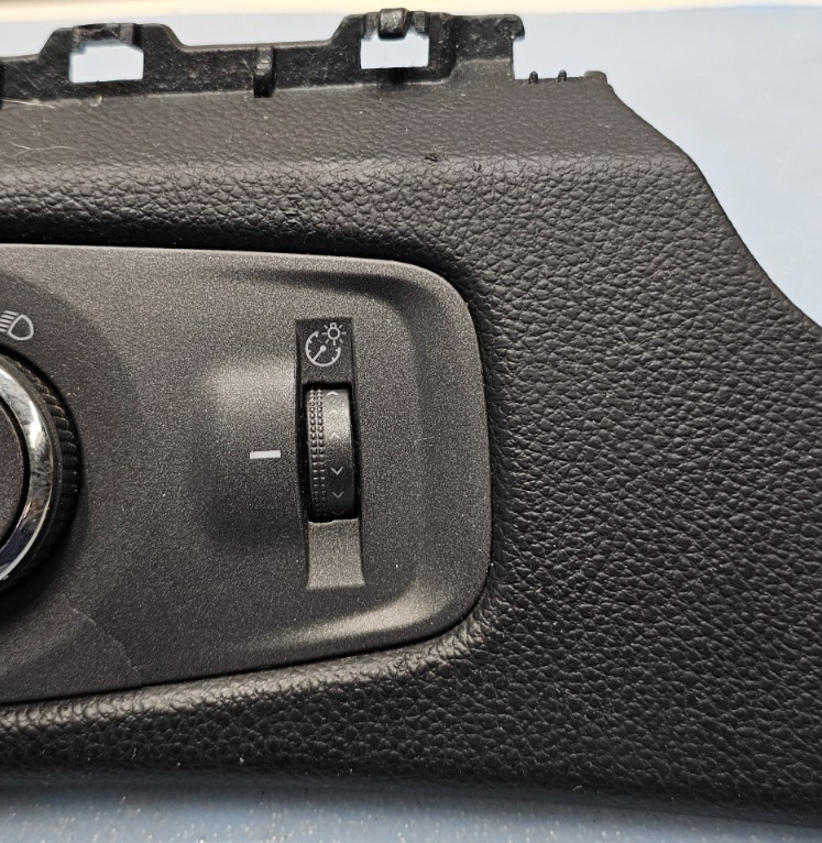 🔥10-16 Cadillac SRX Dash Headlight Switch Control Bezel Trim Cover BLACK