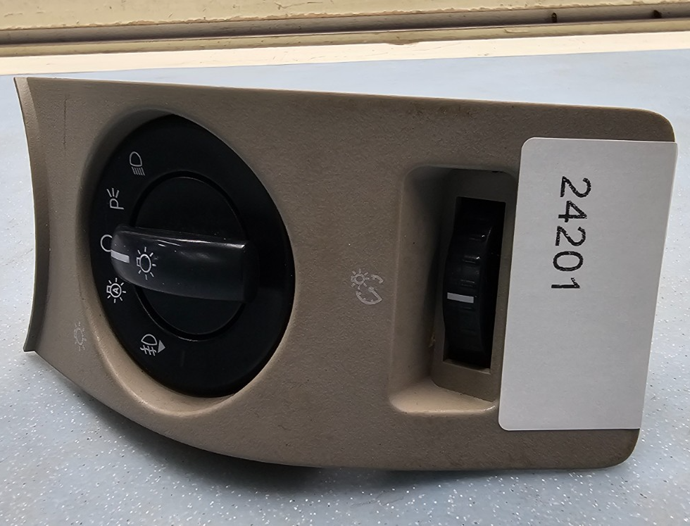 🔥06-10 Ford Explorer Headlight Rocker Switch Fog Dimmer Assembly Tan OEM
