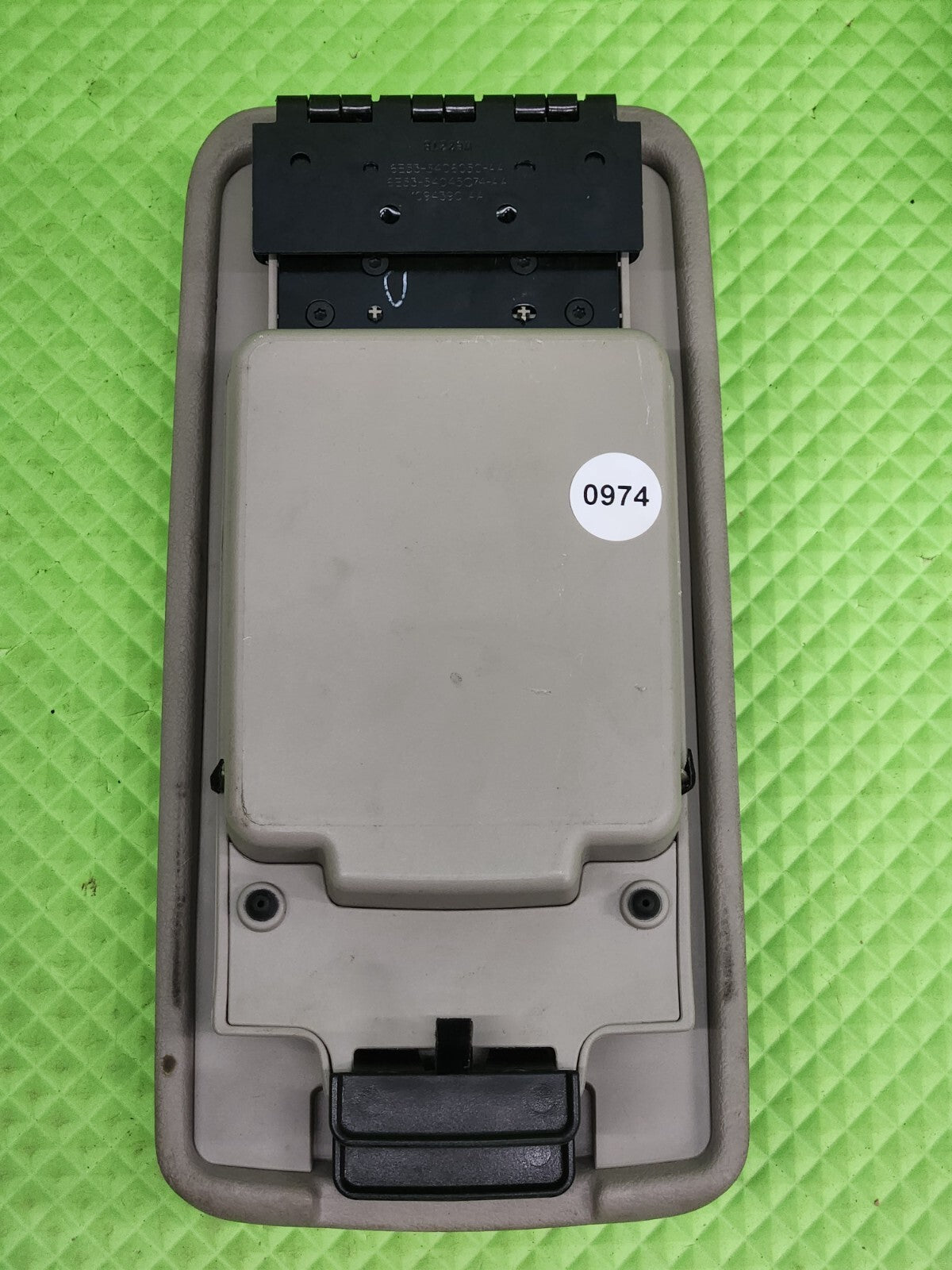2010-2012 FORD FUSION Front Console Armrest Cover Lid Morad Parts GRAY