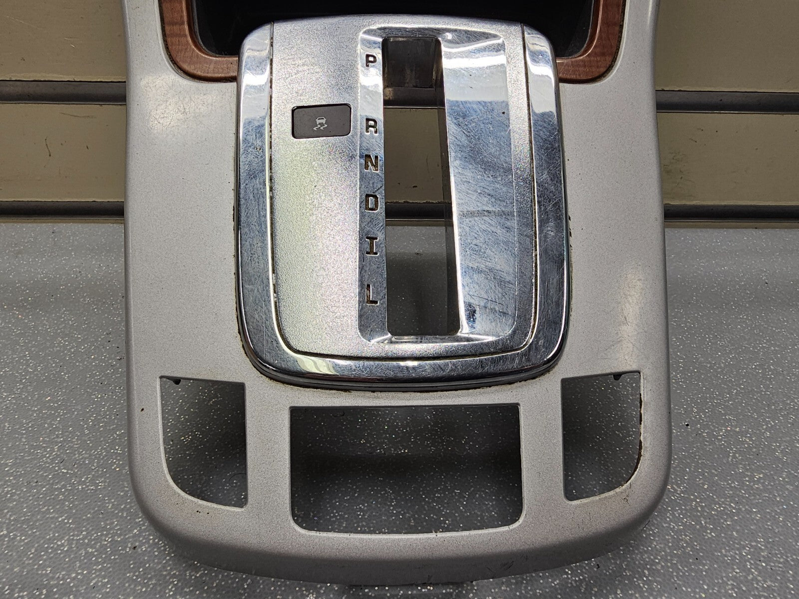 🔥07-09 Equinox Center Dash Radio Climate Surround Bezel Trim SILVER/WOOD B43