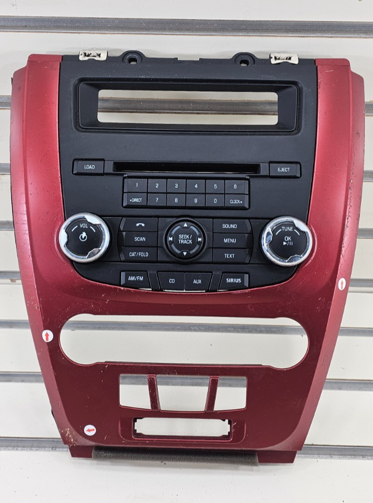 🔥10-12 Fusion Milan Dash Climate Control AM FM Radio Bezel Panel Trim Red