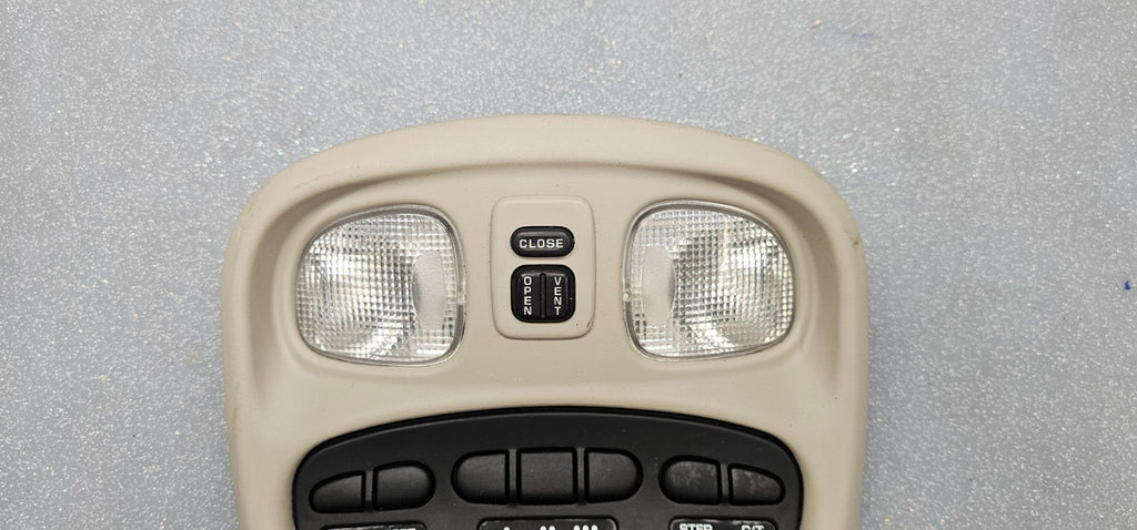 99-04  Chrysler 300m Sunroof Switch Overhead Dome light  Tan