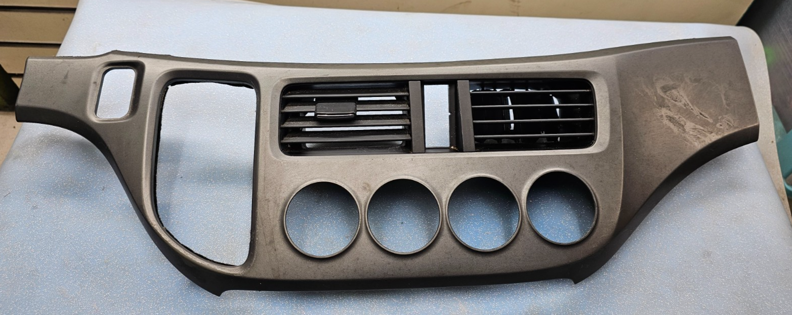 🔥05-10 Honda Odyssey Center Dash Radio Climate Control Bezel Trim Panel Silver