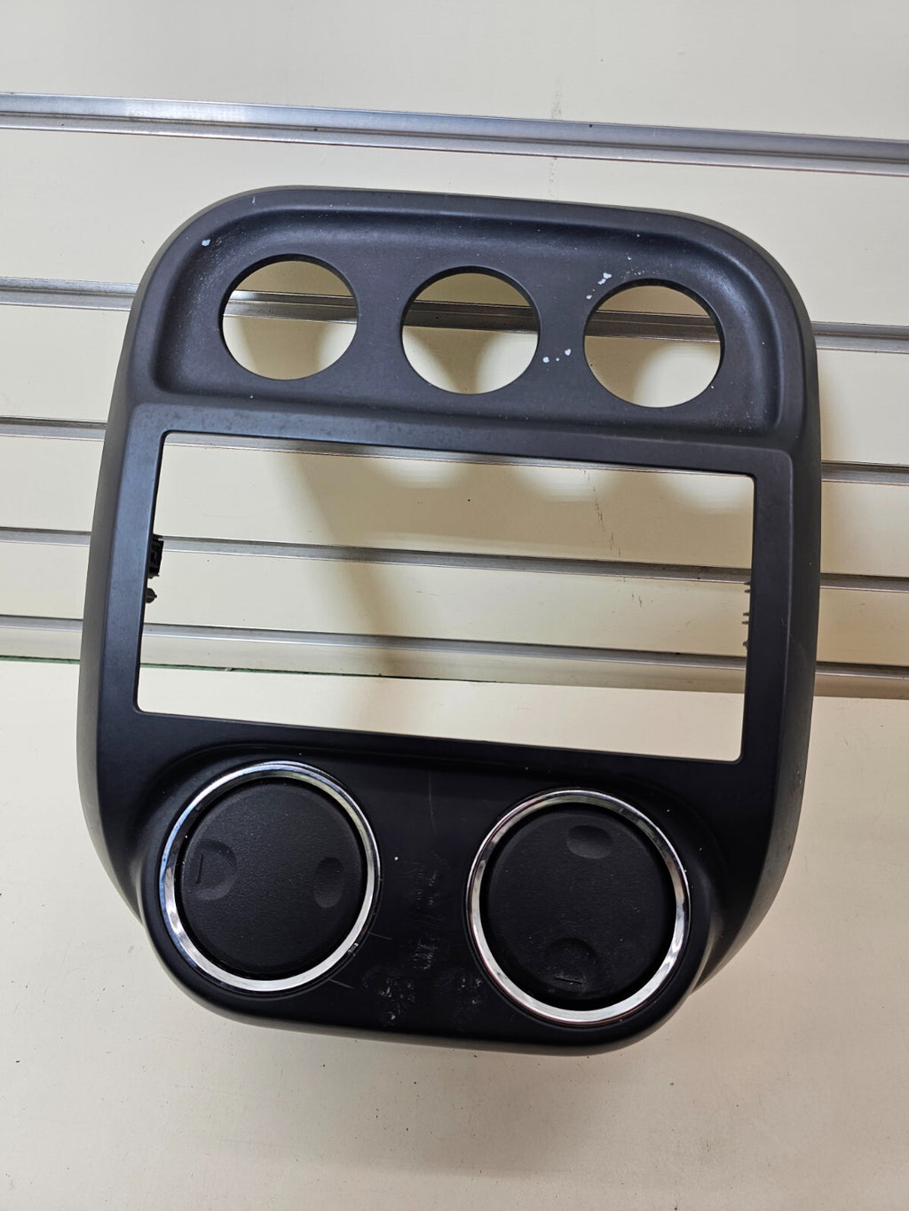 🔥10-16 Jeep Compass Patriot Center Dash Radio Climate Trim Bezel Panel BLACK