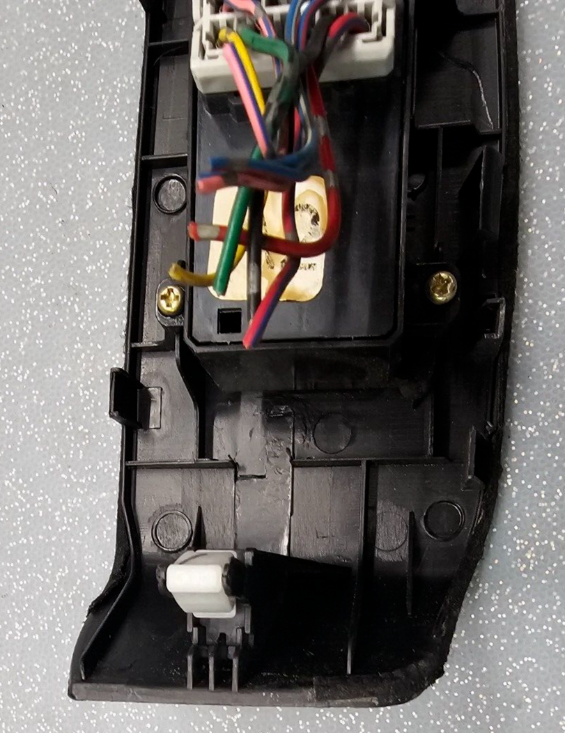 🔥03-07 Accord Coupe Right Passenger Window Power Switch Bezel Assembly Black