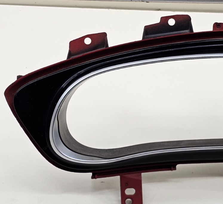 🔥13-16 Dodge Dart Instrument Cluster Spedometer Radio Bezel Trim Red/Black OEM