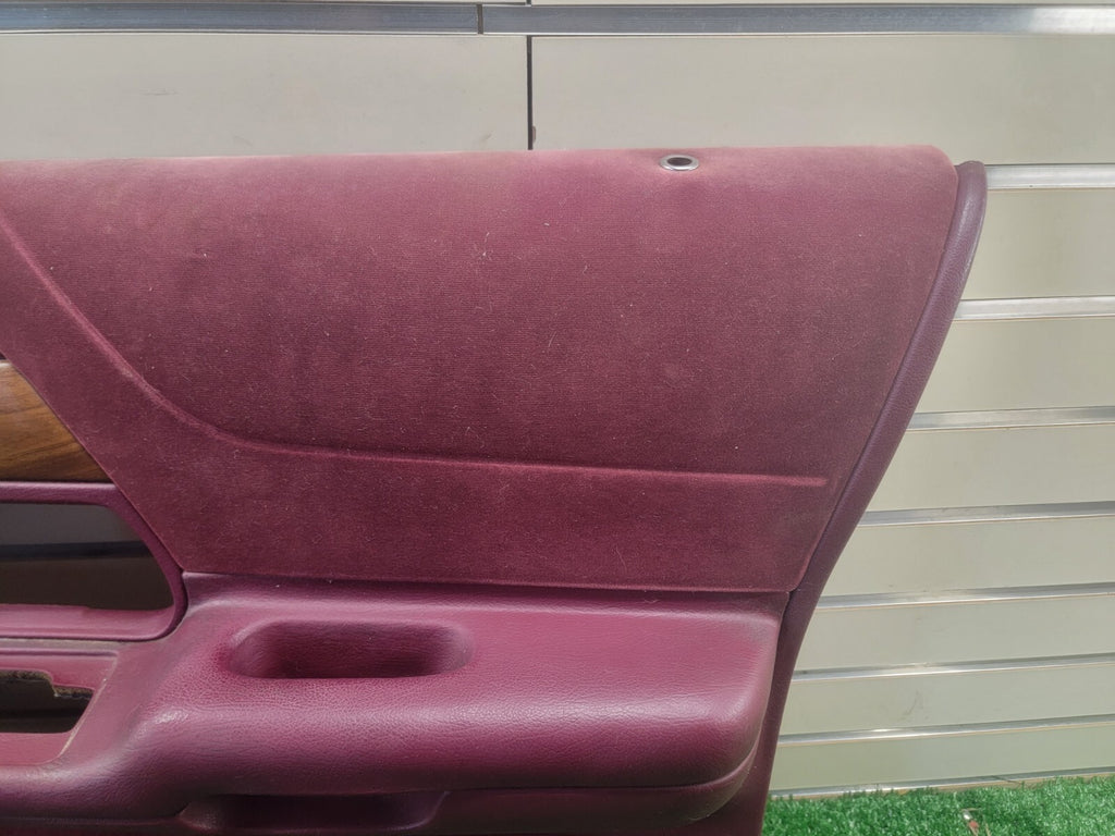 🔥92-97 Mercury Grand Marquis Passenger Side Front Door Trim Panel RH RED