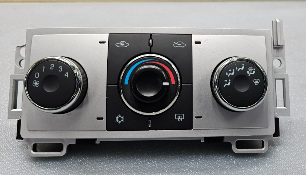 🔥08-12 Malibu Dash  Heater Climate Temperature Control Air Conditioner LT Gray