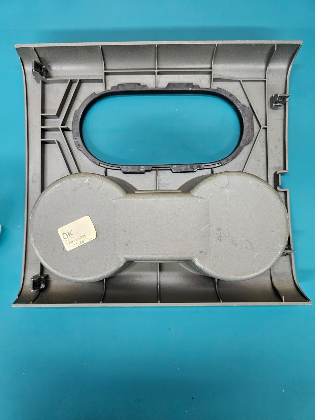 🔥04-08 Ford F-150 Mark LT Center Console Cup Holder Gear Shifter Bezel Gray OEM