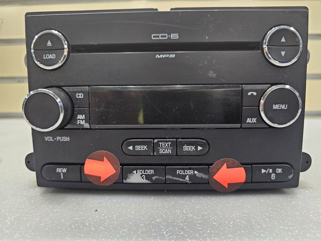 🔥07-10 Ford Edge Dash AM FM AUX MP3 Radio Stereo Receiver CD Player OEM