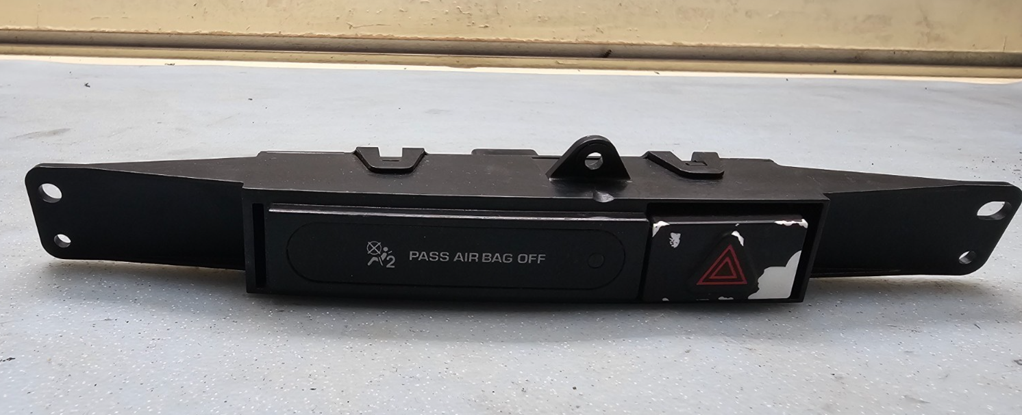 🔥01-07 CARAVAN Grand Caravan Town & Country  warning HAZARD LIGHT SWITCH BLACK