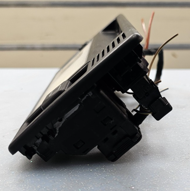🔥1985-1995 MERCEDES C124 C126 W124 W201 FRONT OVERHEAD LIGHT CONSOLE BLACK OEM