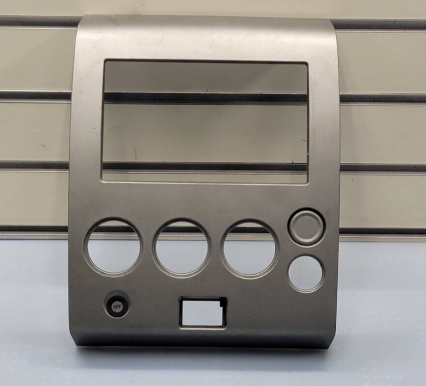 🔥2004-2007 NISSAN ARMADA STEREO RADIO DASH SURROUND PANEL TRIM BEZEL GREY