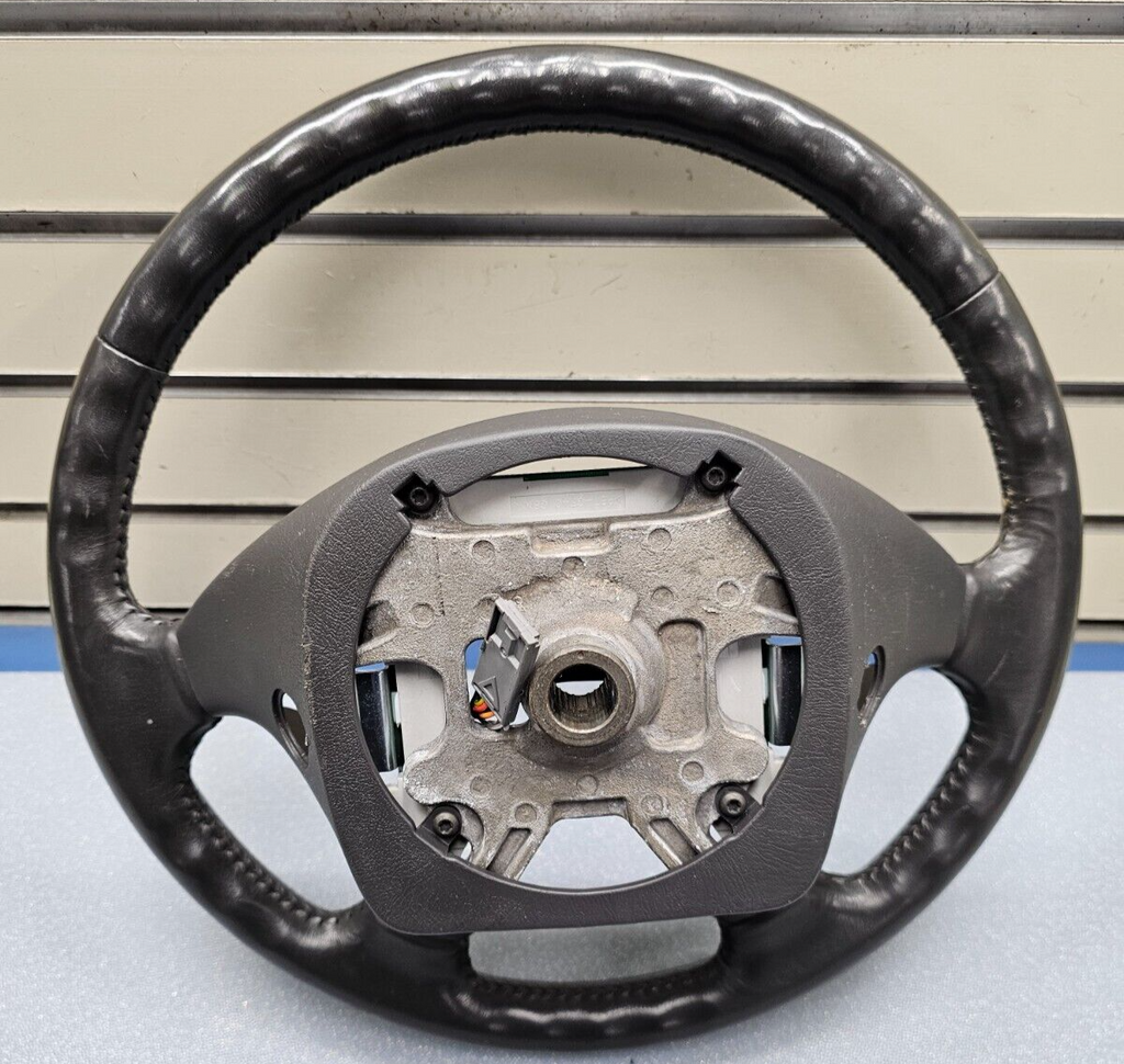 🔥2000-2002 Lincoln LS Left Driver Steering Wheel Cover Panel Leather Black OEM