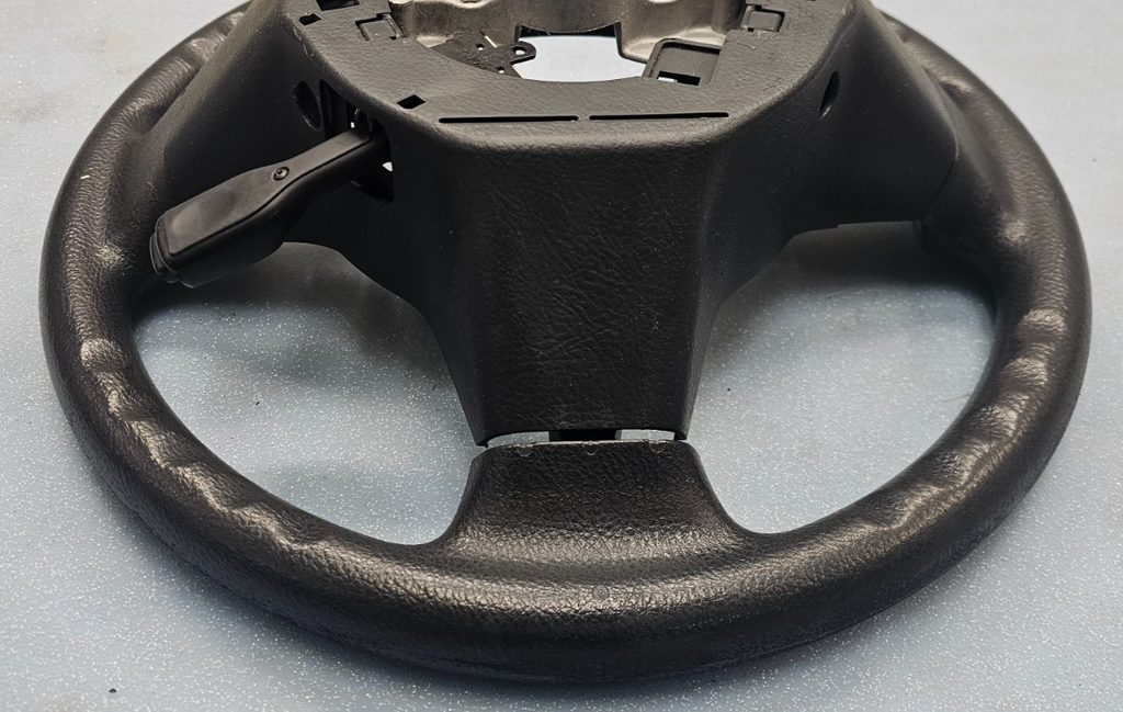 🔥06-12 TOYOTA RAV4 LEFT DRIVER STEERING COLUMN WHEEL COVER LEATHER BLACK OEM